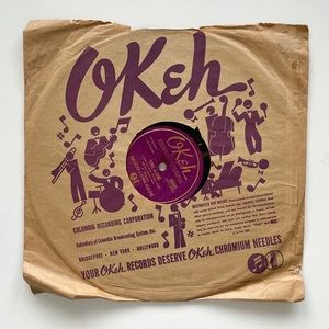 BOB ATCHER & BONNIE BLUE EYES PINS & NEEDLES/TIME ALONE 78 RECORD